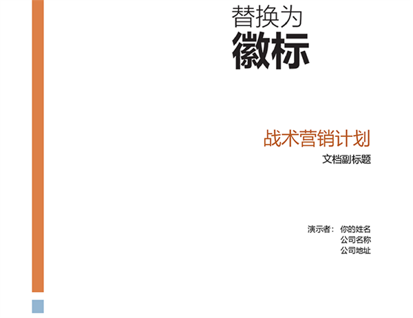 战术性企业营销计划 战术性企业营销计划