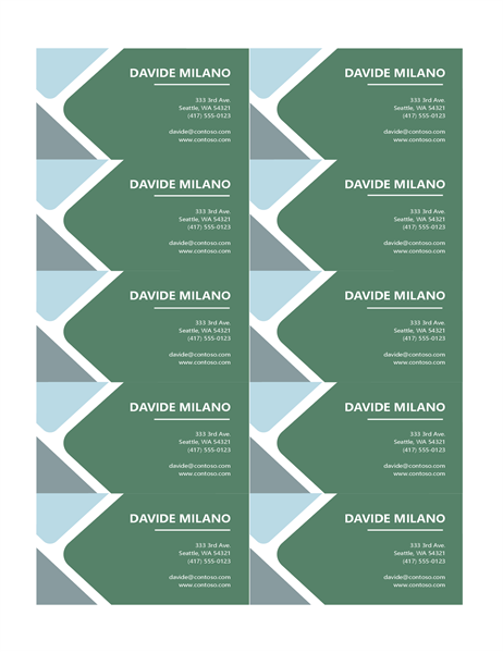 Modern capsules business cards Modern capsules business cards